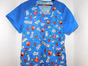 Seseme Street Elmo Scrub Top - Taglia 2XL - Foto 1 di 4