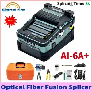 Signal Fire AI-6A+ Fiber Fusion Splicer Six-Motor Core Alignment Splicing Kit - Picture 1 of 18