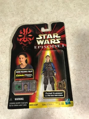 Hasbro Star Wars Episode 1 Commtech Padme Naberrie NIB Figure - Image 1 of 4
