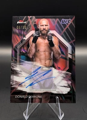 2024 Topps Finest UFC Donald Cerrone Red Black Vapor /10 SSP - Image 1 of 2