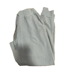 Fila Jogginghose Damen Small Blau French Terry Kordelzug Tapered Athleisure - Bild 1 von 8