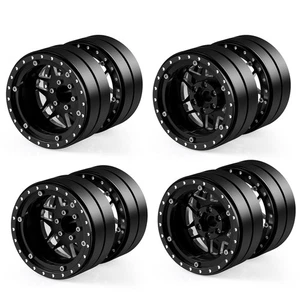 AXSPEED 1/2/4Stk Aluminum Alloy 2,2" Dually Beadlock Felgen für 1/10 RC Crawler - Picture 1 of 15