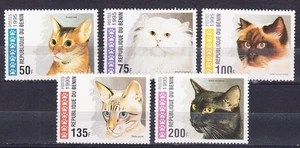BN BENIN 0761-766 GATOS - Imagen 1 de 1