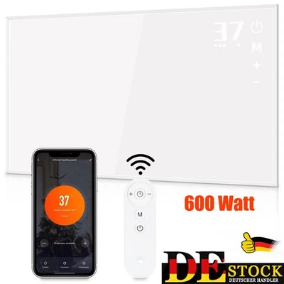 Riscaldatore Infrarossi con Termostato 600W Riscaldatore Elettrico Infrarossi Radiatore APP - Immagine 1 di 4