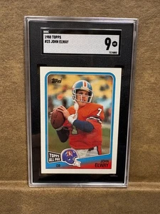 1988 Topps #23 John Elway SGC 9 - Picture 1 of 2