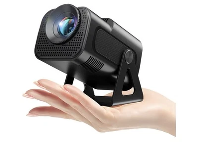 4K Mini Projector Smart LED WiFi Bluetooth HDMI USB Android Office Home Theater - Image 1 of 4