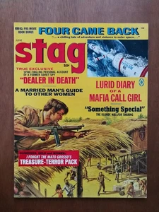 Rivista Pulp Avventura Uomo Cervo Vintage Giugno 1969 Ottime Condizioni - Foto 1 di 2