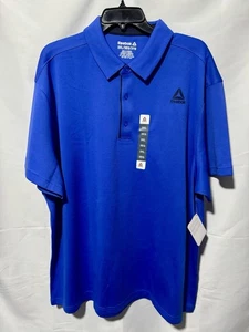 Polo Reebok 3XL Color Azul Deslumbrante Gestión de la Humedad - Imagen 1 de 3