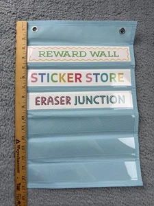 Yoobi Evolve Belohnung Wand Display Set Taschentabelle 4 Stück Klassenzimmer Lehrer blau - Bild 1 von 5