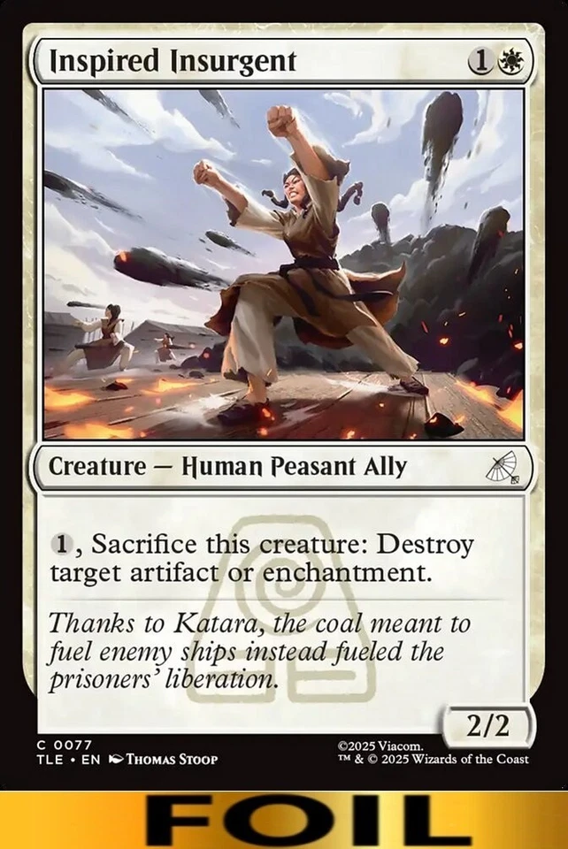 1x - Inspired Insurgent - FOIL #77 - Avatar: Eternal - CUC NM MTG - Image 1 of 1