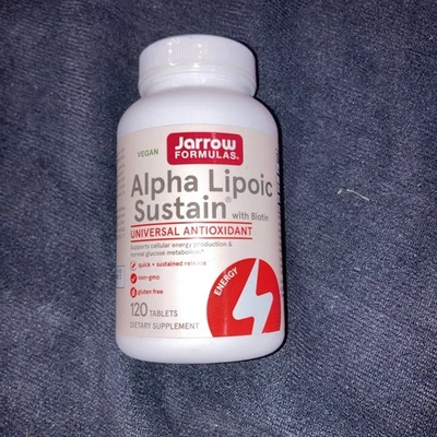 Jarrow Formulas Alpha Lipoic Sustain with Biotin - 120 tablets - Exp 10/27 - Image 1 of 3