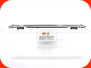 N Scale ***RINGLING Bros*** CIRCUS 89' Flat Car, #84714 -- Micro Trains 07100540 - Picture 1 of 5