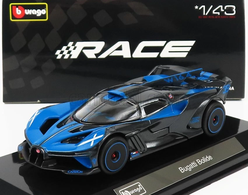 1/43 BURAGO - BUGATTI - BOLIDE W16 8.0 FOUR-TURBO 1850hp 500km/h 2020 - 18-38306 - Immagine 1 di 1