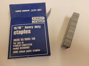 Stanley Bostitch 15/16" 24 mm Heftklammern. SB35 15/16HC-1M - Bild 1 von 2