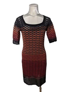 Vestido Vaina M MISSONI Gradiente Cosido Abanico Talla 42/8 EE. UU. - Imagen 1 de 14