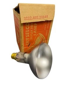 CRYSELCO Reflector Bayonet Lamp Clear 75W Vintage Old/NEW - Picture 1 of 6