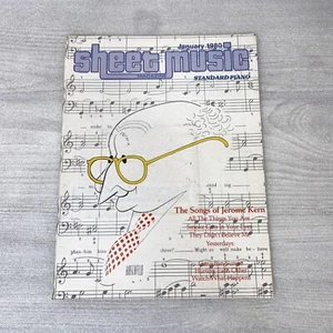 Sheet Music Magazine January 1980 Standard Piano Song of Jerome Kern - Picture 1 of 7