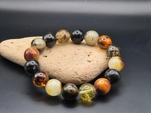 Pulsera Ámbar Báltico Natural Genuino 22,7 gramos Multicolor - Imagen 1 de 6
