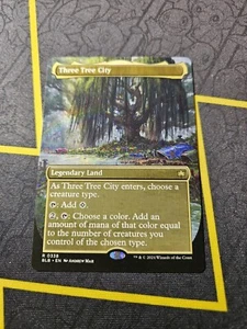 Three Tree City Summer - Rare Borderless - Bloomborrow - Magic The Gathering  - Picture 1 of 1
