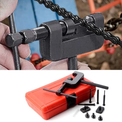 Motorradketten Trennen Vernieten Kettentrenner Trennwerkzeug Niet-Werkzeug Satz - Bild 1 von 4