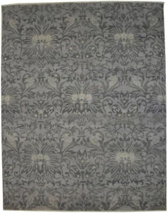 Hand-Knotted Contemporary Modern Oriental Rug Living/Dining Room Carpet 8X10 ft - Picture 1 of 17