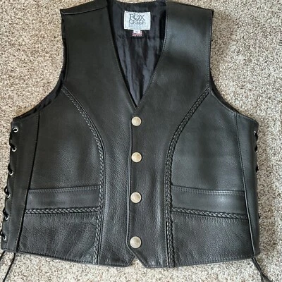 Chaleco FOX CREEK Buffalo Nickel Snap Para Hombre Mediano Foto 1 de 4