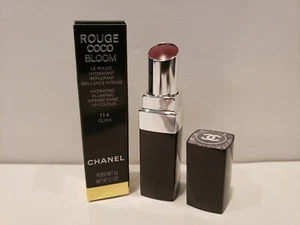 Chanel- Rouge Coco Bloom - Hydrating Plumping Shine Lipstick - #114 Glow - NIB - Picture 1 of 2