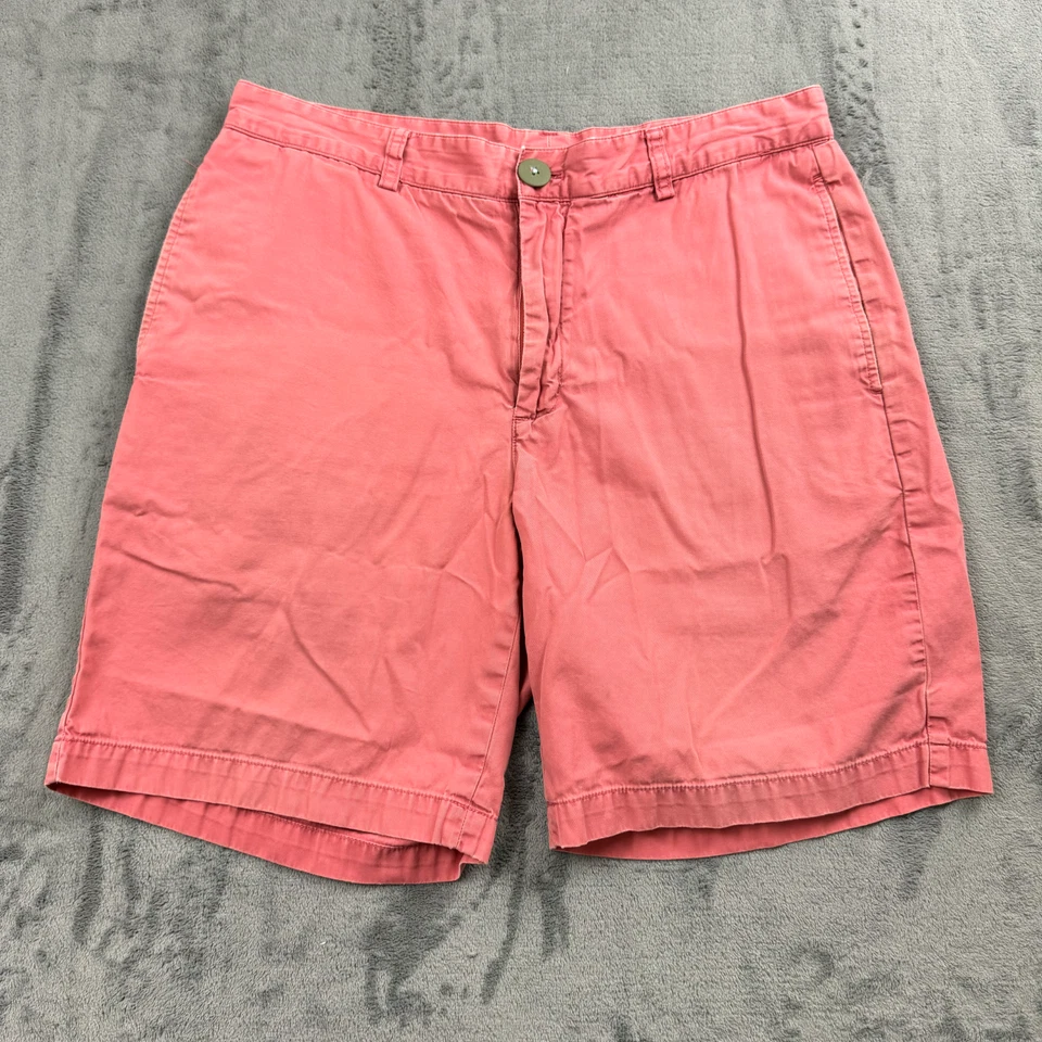 Pantalones Cortos Club Vineyard Vines Para Hombres Talla 33 Rosa 8" Chino Aire Libre Golf Preppy Foto 1 de 4