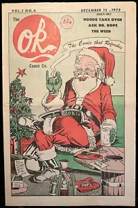 O.K. COMIC COMPANY #6 - Fold crease, o/w 8.0, OW-W Tabloid - Comix - 1st print - Picture 1 of 2
