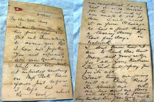 Carta TITANIC Vintage Antiguo Retro Antiguo Barco Efímero Desastre Línea Estrella Blanca - Imagen 1 de 4