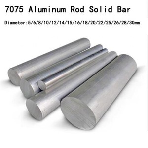 Length 500mm 7075 Aluminum Rod Solid Bar Hard Round Rod Metal Dia 5mm 6mm-30mm