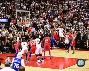 Kawhi Leonard Juego 7 Tiro Ganador Toronto Raptors Baloncesto 8x10 Foto Brillante - Imagen 1 de 1
