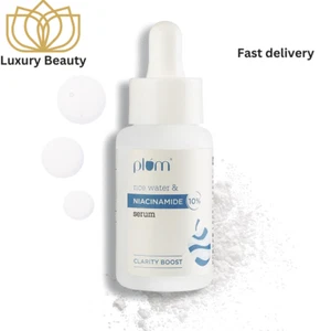 Plum Face Serum For Clear, Bright Skin Fades Blemishes & Dark spots - Rice Water - Picture 1 of 5