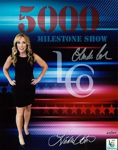 Foto exclusiva de Linda Cohn firmada 5000 hitos 8x10 ESPN SPORTCENTER LE - Imagen 1 de 4