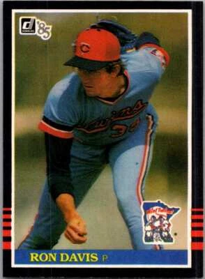 1985 Ron Davis #120 Donruss Minnesota Twins MBBC#145 - Image 1 of 2