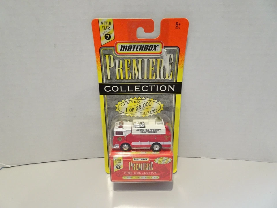 1996 Matchbox Premiere Collection Series 7 Acorn Hill Auxiliary Fire Truck Hw5