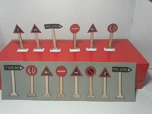 PER MERCURY FIAT1400 FILOGUIDATA n° 6 CARTELLI STRADALI RIPRODUZIONE NO POCHER - Foto 1 di 2