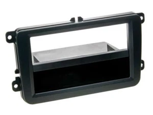 RADIO ESTÉREO DOBLE CARA FASCIA NEGRO MATE CT24VW18 PARA SKODA PRAXIS ROOMSTER - Imagen 1 de 1