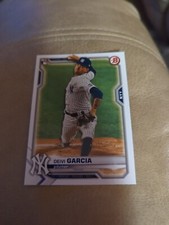 2021 Bowman Baseball Base Set Rookie Card #72 Devi Garcia RC New York Yankees