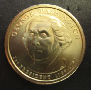 ONE DOLLAR COIN  1789-1797 GEORGE WASHINGTON USED CONDITION. - Picture 1 of 2