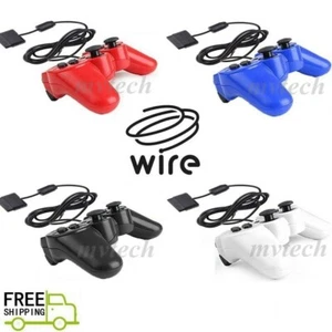 NUEVO Controlador de Juego con Cable para Sony PS2 Twin Shock Gamepad Joypad - Imagen 1 de 15