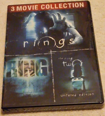Rings / The Ring / The Ring Two DVD 3 Movie Collection Horror halloween new - Image 1 of 2