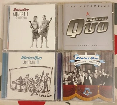 Status Quo Famous In The Last Century + Aquostic + II + Essential 1 - 4 CD Album - Image 1 of 4