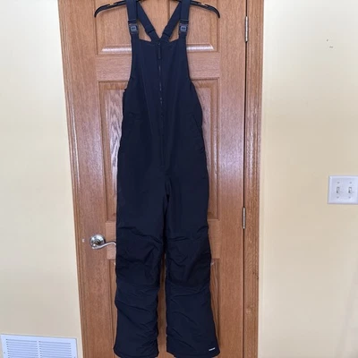 Mono con tirantes Lands End impermeable hierro rodilla trasero nieve esquí talla 16 negro usado en excelente estado leer Foto 1 de 4