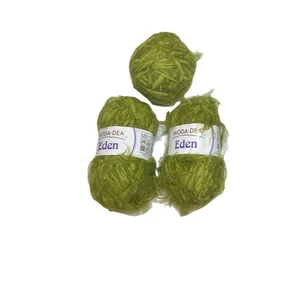 2 Moda Dea Eden Garnknäuel 5392 Feigenblatt #5 sperrig 83 Yds EA Italien + wenig Extra - Bild 1 von 6