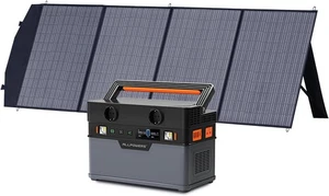 Solar Generator S700 606Wh 700W mit Solarmodul für Outdoor, Van Notstrom Backup - Bild 1 von 13