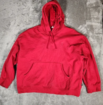 Sudadera con capucha Simply For Sports para hombre 2XL XXL roja bolsa alta bolsillo suave Foto 1 de 4