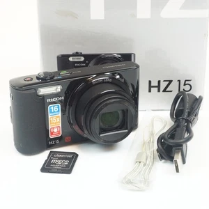 Ricoh HZ15 16.0MP Digital Camera Tested + Charger + SD card + one battery BOXED - Picture 1 of 8
