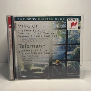 VIVALDI/THE FOUR SEASONS/TELEMANN/OVERTURE FOR FLUTE STRINGS & BASSO CONTINUO - Picture 1 of 4