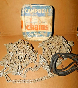 1850 Campbell Lug-Reinforced Tire Snow Chains, 1 Pair, 72" x 12" - Used - Bild 1 von 6